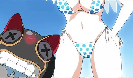 L'homme met le sexe anal sur la femme adulte avec la vintage cartoon porno chatte poilue dans anal