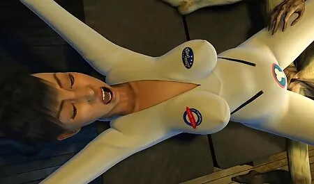 De longues jambes de chèvre montrent tout son classic por movie charme dans la salle de bain